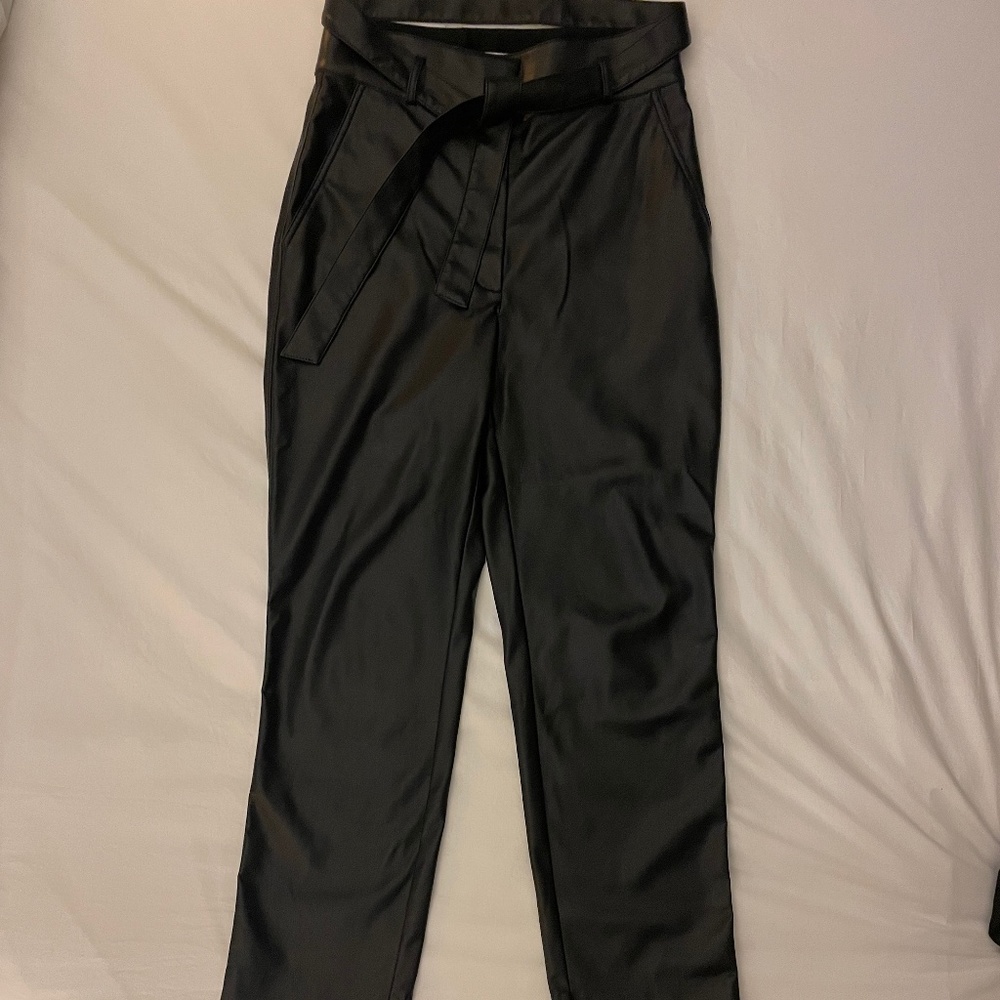 Vegan Leather Pants